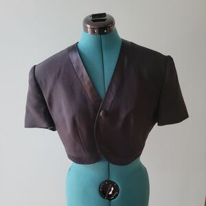 Vintage Pure Silk Made In Canada Shoulder Jacket